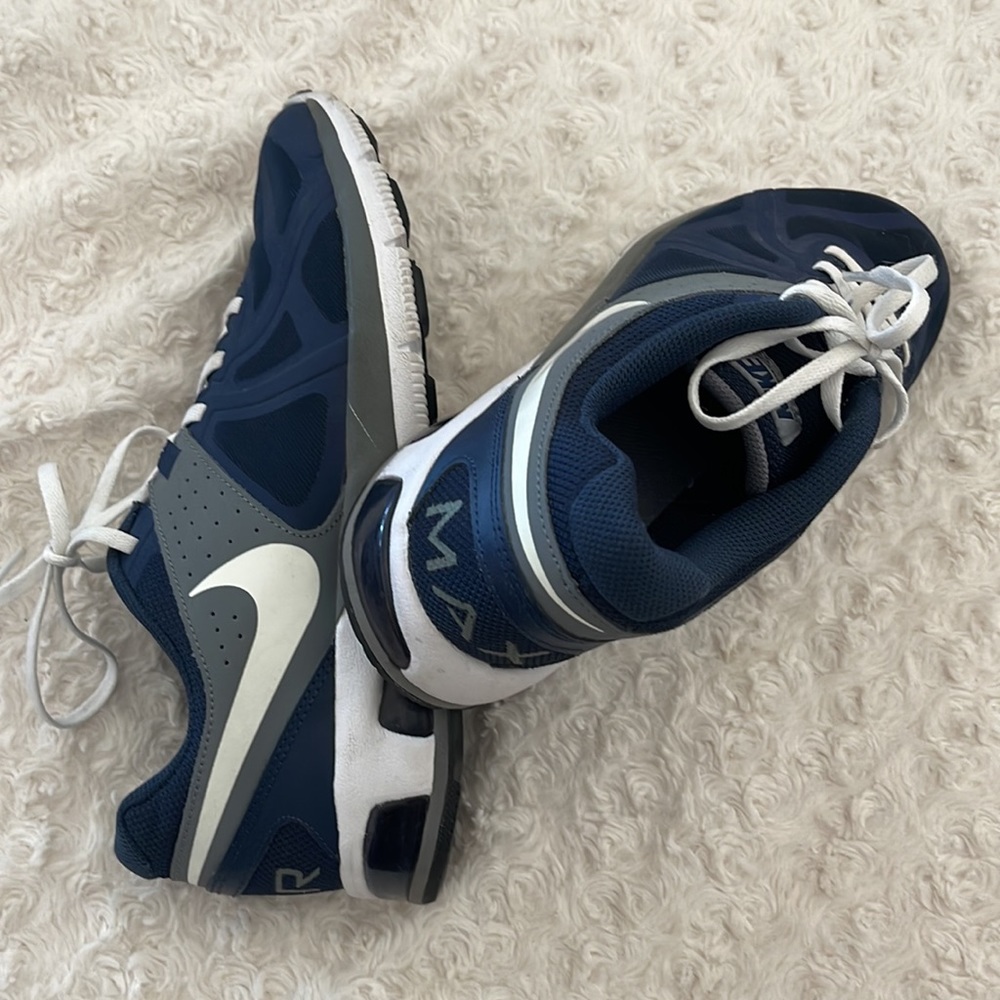 NIKE AIR MAX RUN LITE 5 in blue gray and white. Style 631263-401 Size 8.5 - Picture 6 of 10